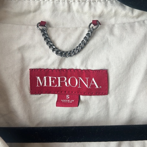 Women’s Merona Lightweight Tan Jacket cotton - Picture 2 of 7